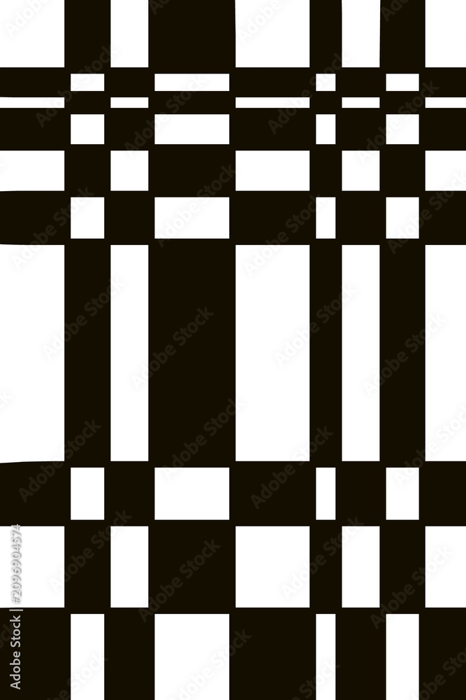 Obraz premium black and white chess