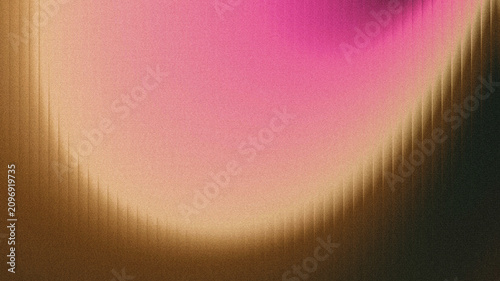 Cuadro en lienzo Soft blended gradient backdrop with magenta pink, warm champagne gold, and deep dark green tones