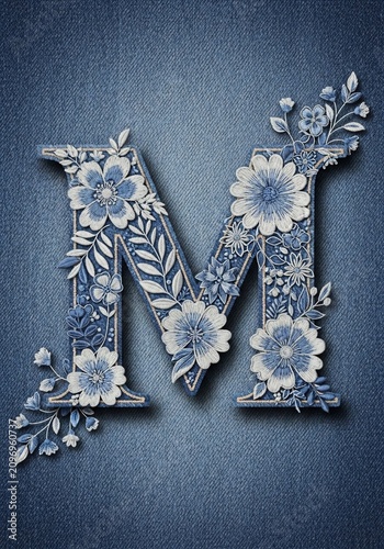 Denim Dreams: A Monogram Blossoming