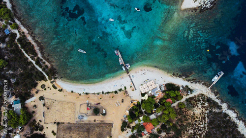 Konstfotografi Budihovac island beach a croatian vacation paradise
