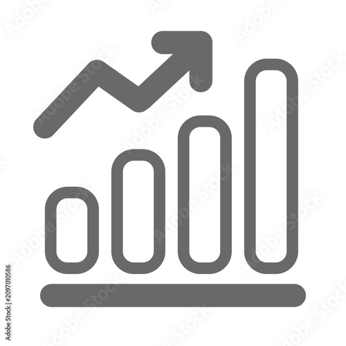 vector business graph icon