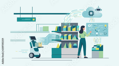 AI and Robotics in Smart Retail: Data Analytics for Modern Logistics