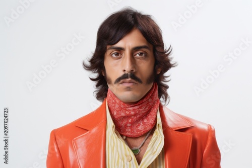 1970s fashionable man portrait