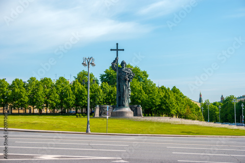 Foto Moscow, Russia - May 16, 2025: Saint Prince Vladimir Svyatoslavich, Equal to the Apostles, Baptizer of Rus