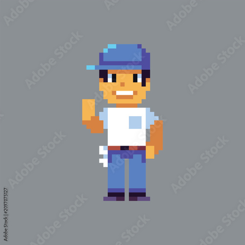 Pixel Art Character Sprite