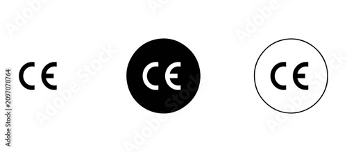 Εκτύπωση καμβά Conformite europeenne ce marking symbols for product safety and compliance with