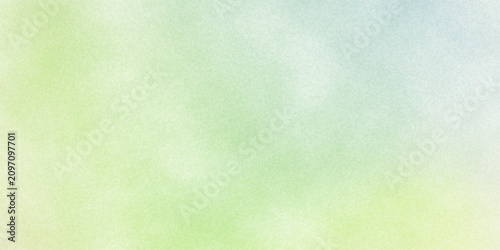 Schilderij op canvas soft green pastel with a blurry gradient of pale blue and offwhite colors