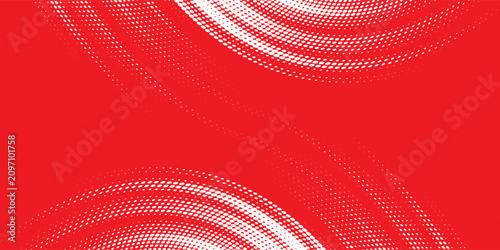 Bild auf Leinwand red and white brush wrap car sticker pattern abstract banner sporty lines red and white color combination grunge brush modern pattern racing motorsport vector design