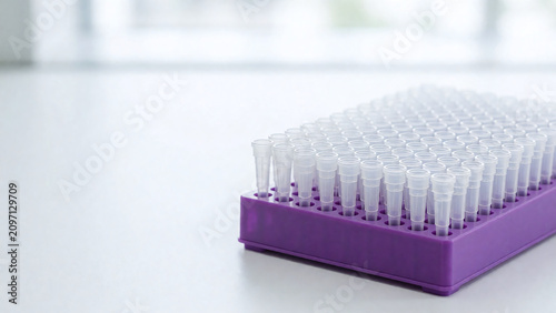 Purple Multi Channel Pipette Tips Rack