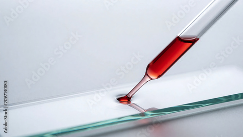 Capillary Tube Red Liquid Drawing Detail