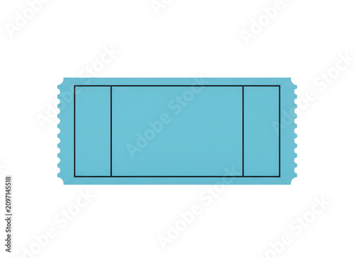 Foto Blue cinema ticket stub