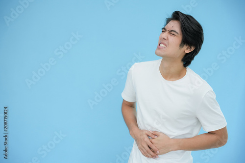 Obraz na plátně stomach ache