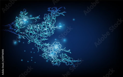 Luxury neon glowing lines, magic energy space light concept, luxury abstract background