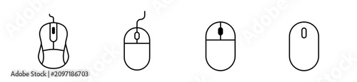 Fotografija A collection of four distinct computer mouse icon.