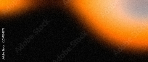 Фотография Orange and yellow vibrant grainy fluid motion graphic giving creative abstract flair to site backdrops