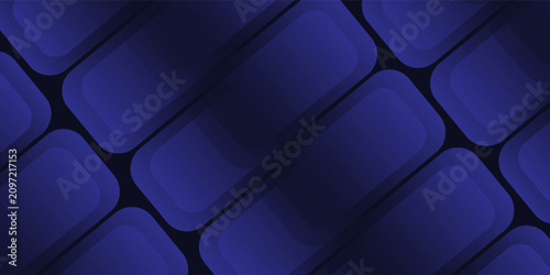 Photos Abstract blue background with glowing geometric lines