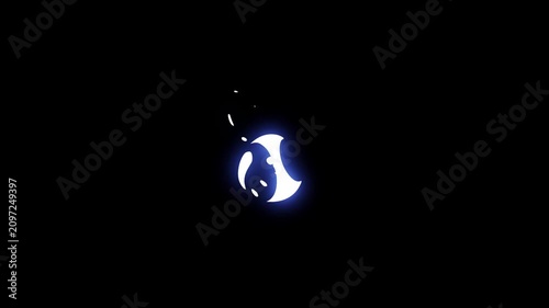 Lightning Thunder Boom Electrical Cartoon Animation, Hand Draw Effect, Comic Style Computer Graphic. Flash FX Energy Cartoon impact, cartoon explosion element