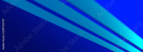 Tableau sur toile Glowing blue blurred lines on a dark blue gradient background with a grain effect; modern digital design