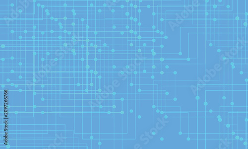 Futuristic Blue Digital Wave Background — an abstract cyber network with glowing data dots and dynamic grid lines for modern technology
