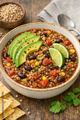 Mexican-style bean soup