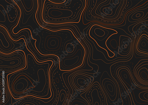 Abstract background with a topography map design