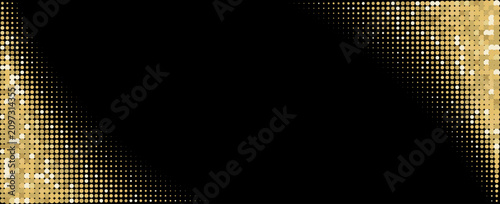 Foto Luxury gold sequin background panel vector illustration