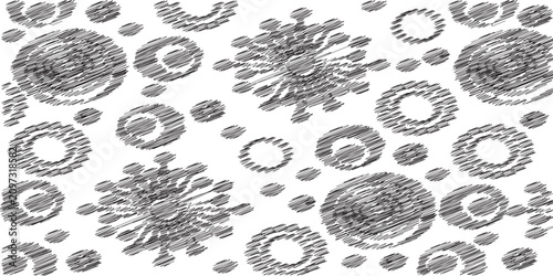Konstfotografi Microscopic Virus Particles in High Detail for Scientific Research or Medical Il