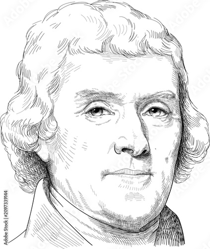 Φωτογραφία Thomas Jefferson was a Founding Father and the third president of the United Sta