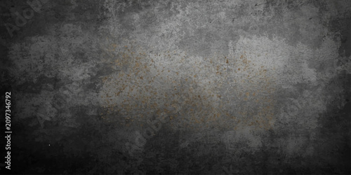 Photos Old Dark Grunge Wall Texture Background with Aged Concrete Surface Vintage Rough