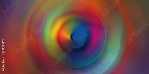 Bild auf Leinwand Colorful abstract radial blur with vortex effect and grainy texture