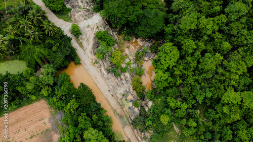 Fotografía 2,000-Year-Old Ancient Forest Route Between Lopburi and Korat, Thailand