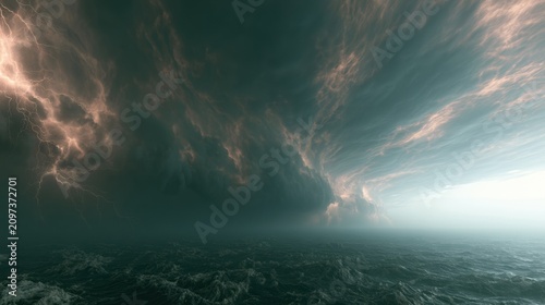 Concept Art Shows System Returning to Baseline After Storm Passes, Dark Clouds Receding to Reveal Clear Horizon and Change From Dark to Light