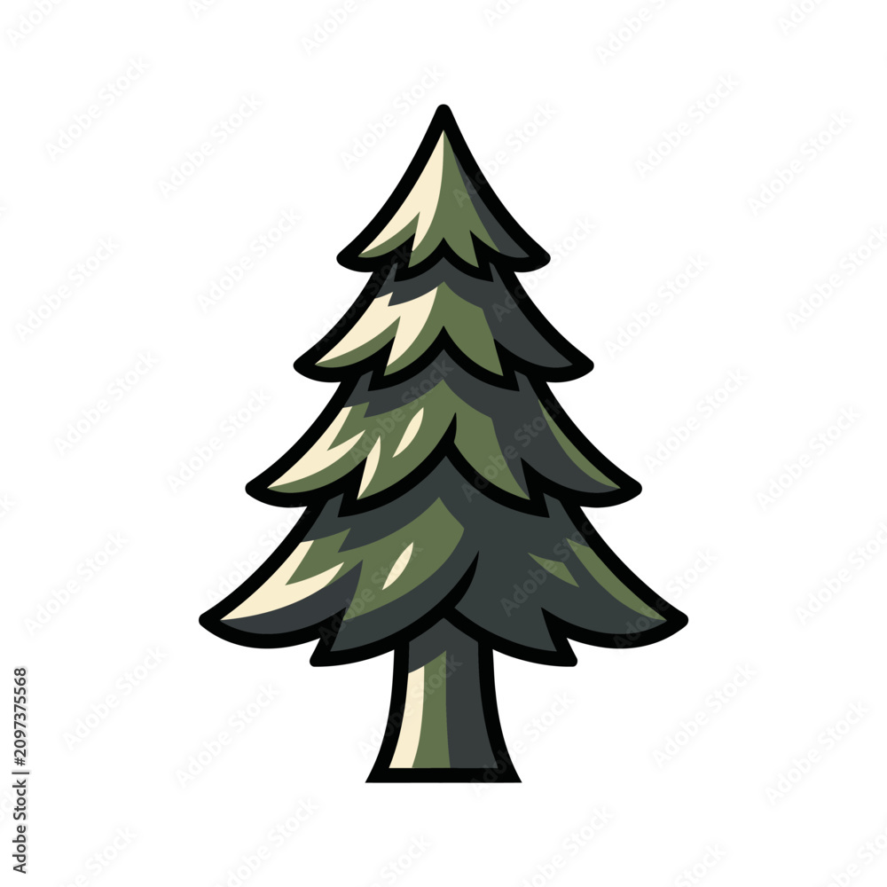 Fototapeta premium A vector graphic illustration of a green compass with orange star on a beige background shows direction.