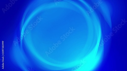 Abstract glowin filled circle background. Blue color.