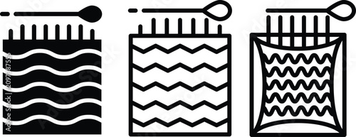 Canvastavla Collection of Minimalist Handloom Icons for Craft Industries and Artisan Worksho