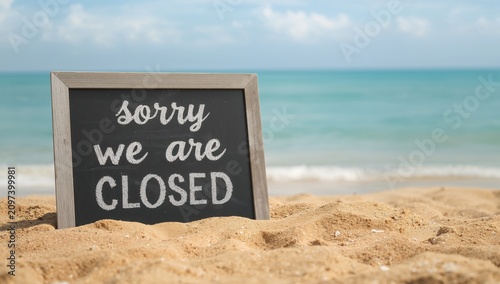 Chalkboard Sign Saying 