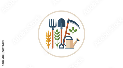 Mental wellness concept with human head and growing plants