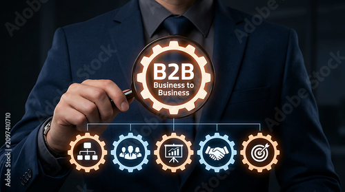 B2B Business Marketing Digital Communication Corporate Growth Strategy