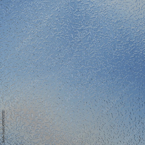 A patterned glass background