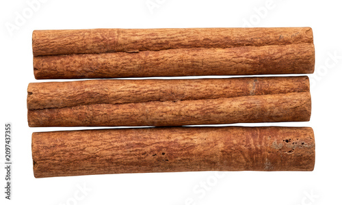 Cuadro en lienzo Organic cinnamon stick design Dried cinnamon bark theme Aromatic cinnamon spice