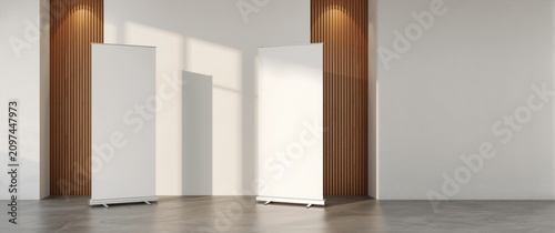 Empty Exhibition Space with...