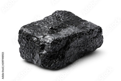 Black Obsidian Stone Isolat...