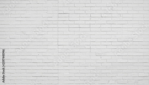 Uniform white brick backgro...