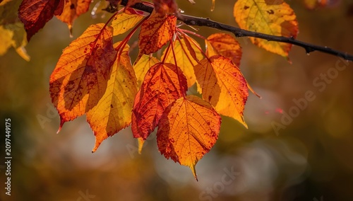 Vibrant Autumn Leaves in Sh...