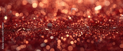 Glittering Red and Silver S...