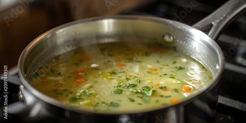 Vegetable Soup Simmering in...