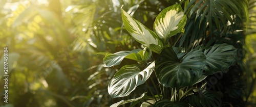 Lush Green Tropical Plants ...