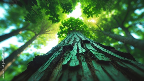Teak trees develop shade be...