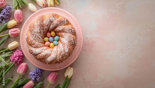 Easter Cake Decorated with ...