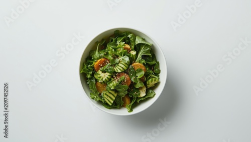 Fresh Salad with Greens and...